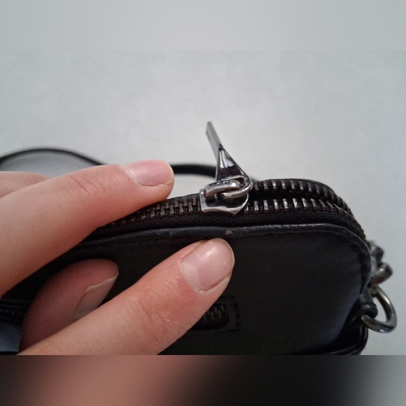 Matt & Nat/ WHILEM Black Vegan Leather Hobo Bag/ 2 Straps - Picture 16 of 16